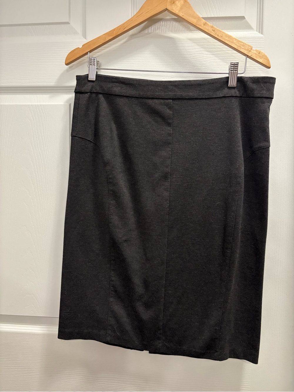 Michael Kors Black Ponte Pencil Skirt